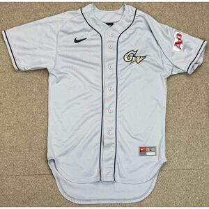 Nike Team Vtg Made In USA Univ of George Washington A10 #8 Baseball Jersey L‎